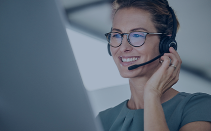 woman on call