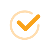 orange check