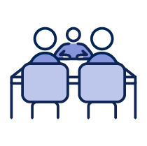 panel interview icon