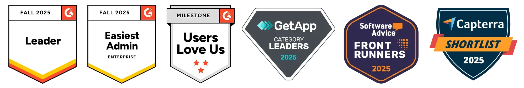 G2 badges